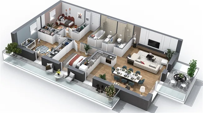 4.5 Zimmer Wohnung in Bex – photo 7 sur 8