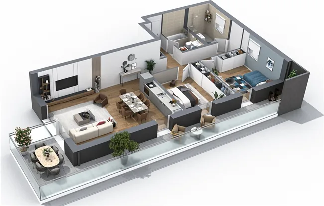 3.5 Zimmer Wohnung in Bex – photo 2 sur 8