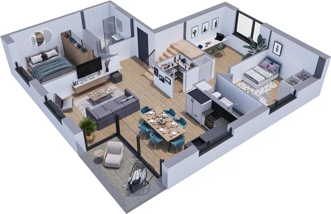 5.5 Zimmer Wohnung in Vérossaz – photo 7 sur 9