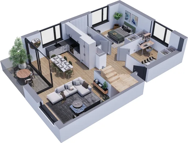 5.5 Zimmer Wohnung in Vérossaz – photo 7 sur 9