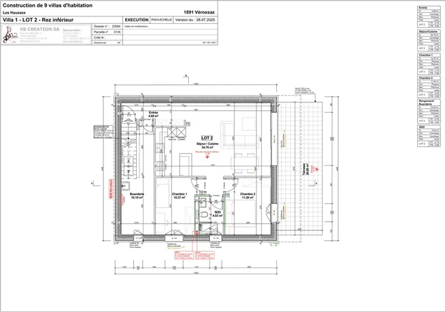 3.5 Zimmer Wohnung in Vérossaz – foto 9 di 9