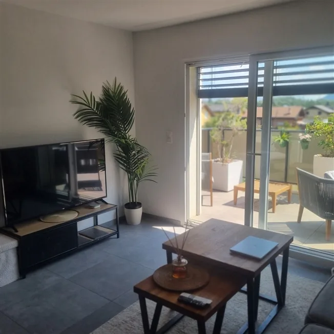 3 Zimmer Attikawohnung in Saxon – Foto 3 von 11