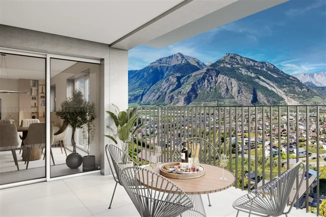 4.5 Zimmer Wohnung in Saxon – Foto 6 von 11