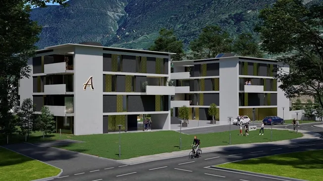 3.5 Zimmer Wohnung in Saxon – Foto 2 von 6