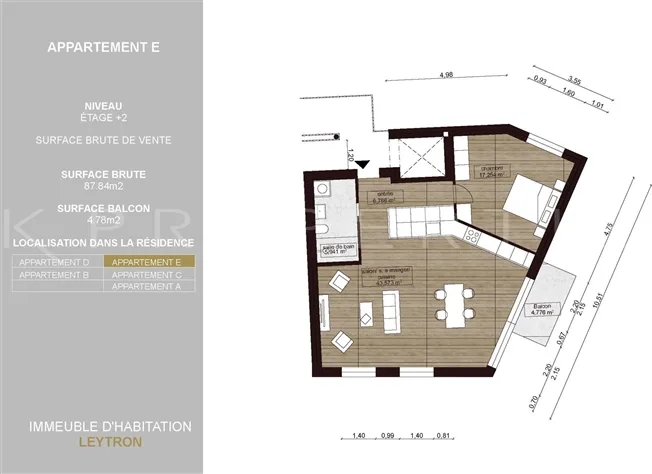 2.5 Zimmer Wohnung in Leytron – photo 4 of 7