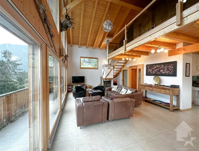 6.5 Zimmer Chalet in La Tzoumaz – Foto 2 von 15