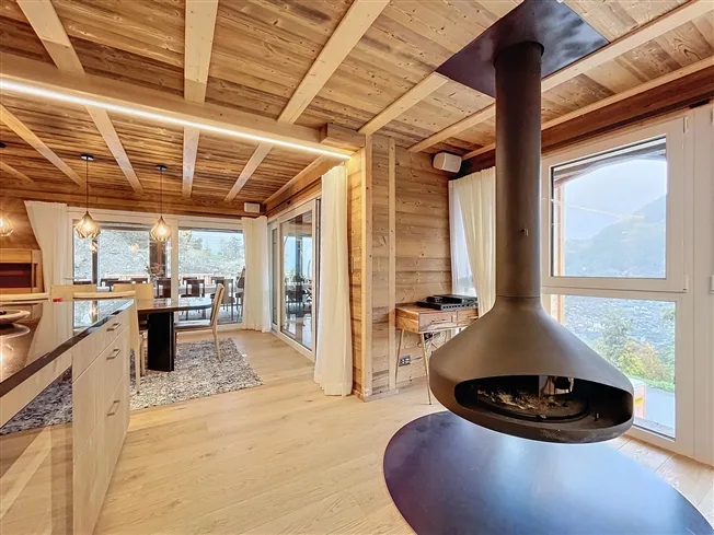 5.5 Zimmer Chalet in La Tzoumaz – Foto 4 von 13