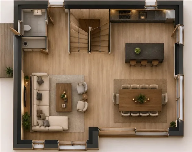 5.5 Zimmer Chalet in La Tzoumaz – photo 4 sur 4