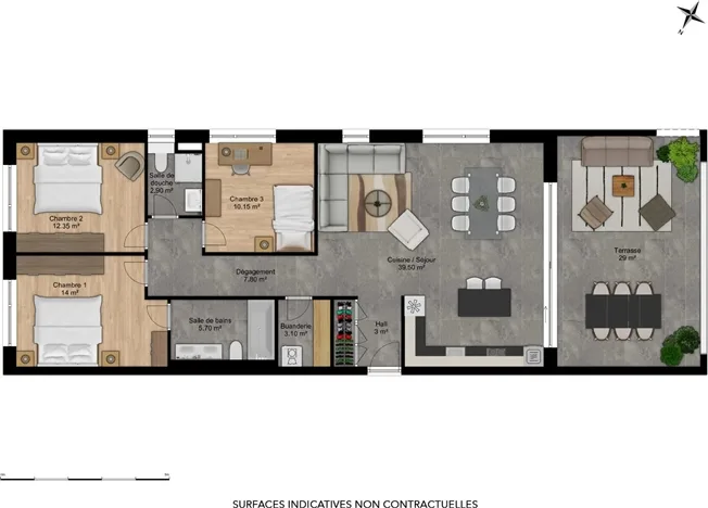 4.5 Zimmer Wohnung in Martigny – photo 6 of 15