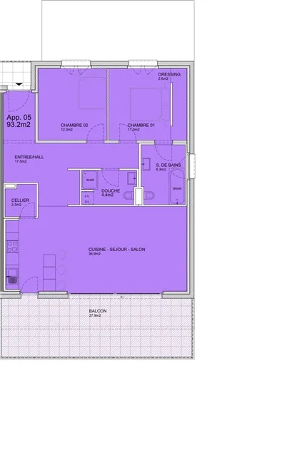 3.5 Zimmer Wohnung in Fully – Foto 4 von 4