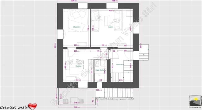 2.5 Zimmer möbl. Wohnobjekt in Versegères – Foto 13 von 17