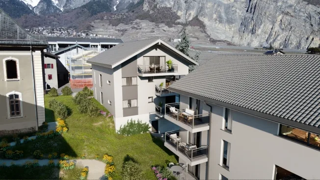 3.5 Zimmer Wohnung in Chamoson – Foto 2 von 3