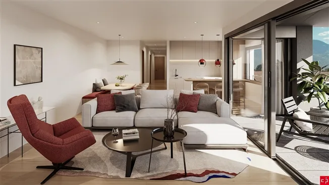 3.5 Zimmer Wohnung in Conthey – Foto 6 von 6