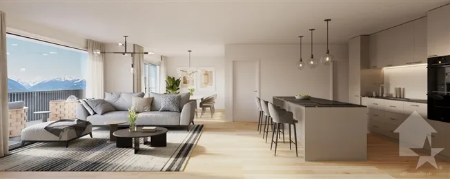 4.5 Zimmer Wohnung in Savièse – foto 10 di 13