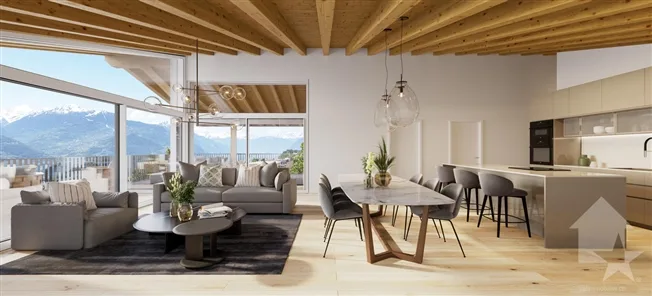 4.5 Zimmer Wohnung in Savièse – foto 9 di 12
