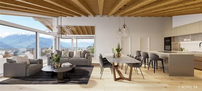 4.5 Zimmer Wohnung in Savièse – foto 3 di 6
