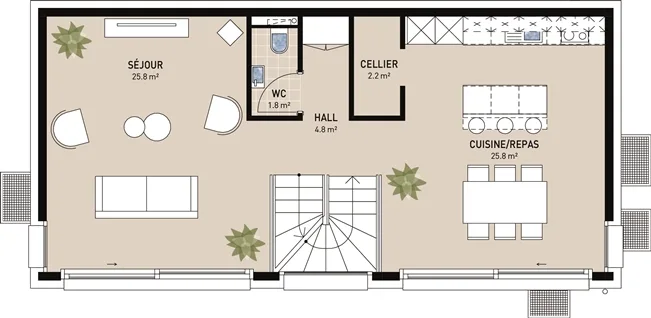 Magnifica villa individuale da costruire a Champlan – Grimisuat – foto 5 di 9