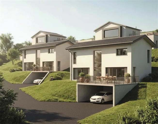 Magnifica villa individuale da costruire a Champlan – Grimisuat – foto 2 di 9