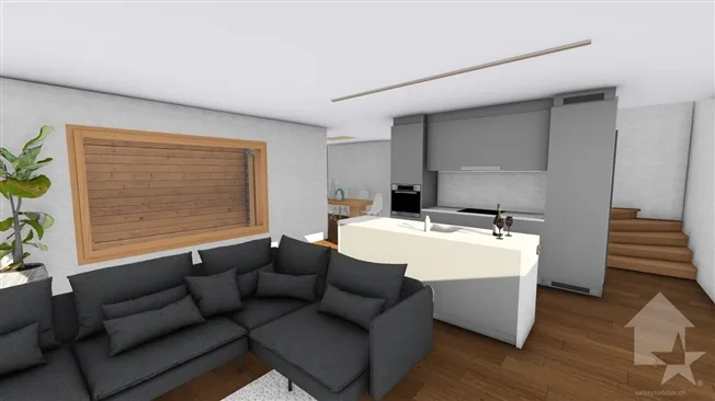 4.5 Zimmer Chalet in Nax – foto 9 di 11