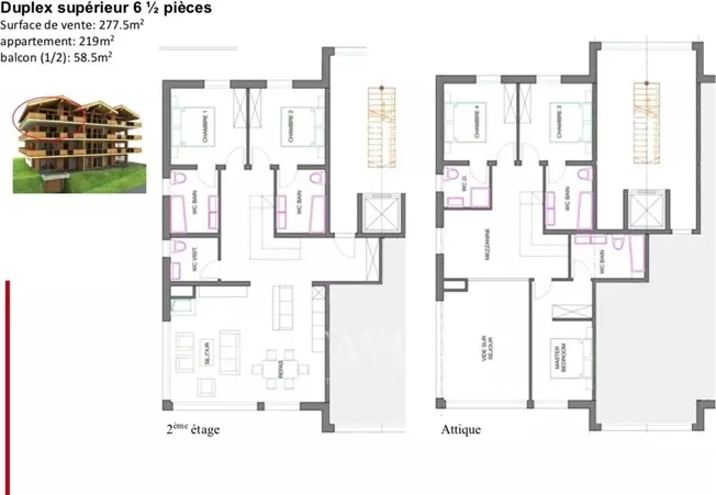 6.5 Zimmer Wohnung in Veysonnaz – photo 13 of 14