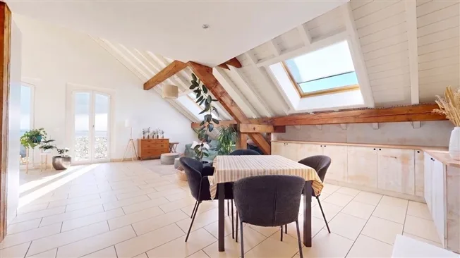 3.5 Zimmer Attikawohnung in Chez-le-Bart – Foto 6 von 13