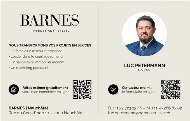 2.5 Zimmer Wohnung, 2208 Les Hauts-Geneveys