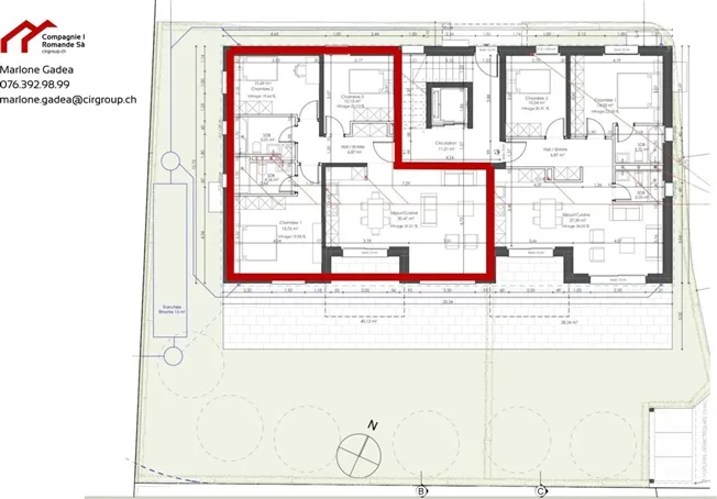 4.5 Zimmer Wohnung in Le Landeron – Foto 4 von 6