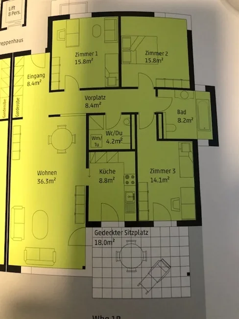 4.5 Zimmer Wohnung in Lengnau BE – Foto 6 von 6