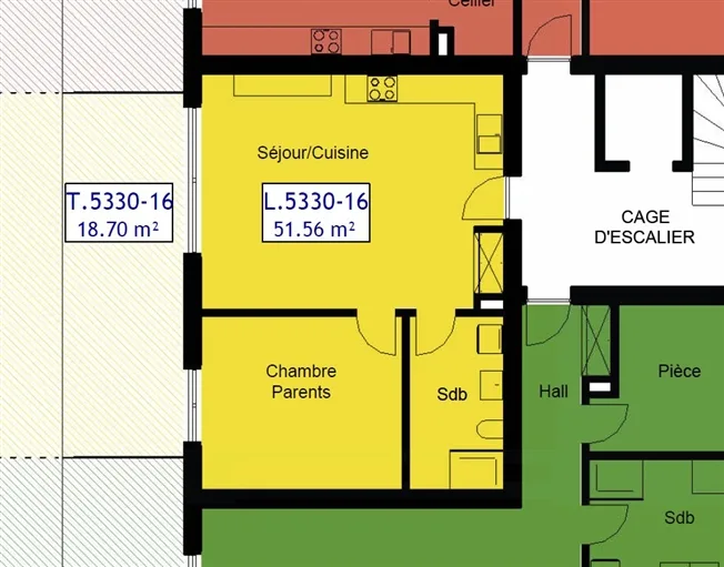 2.5 Zimmer Wohnung in Delémont – Foto 12 von 15
