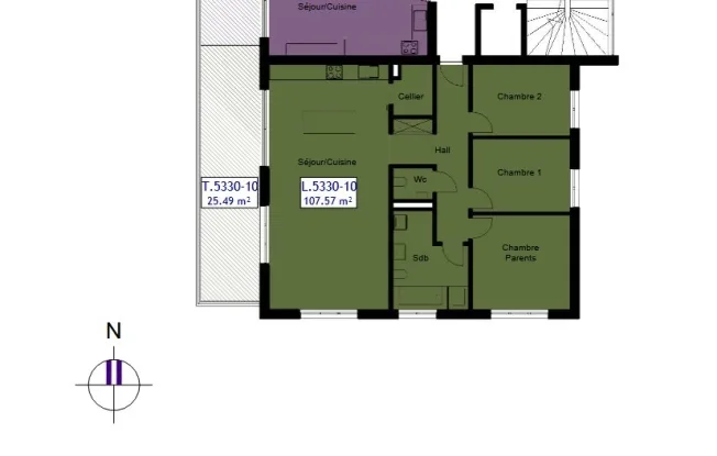 4.5 Zimmer Wohnung in Delémont – Foto 8 von 8