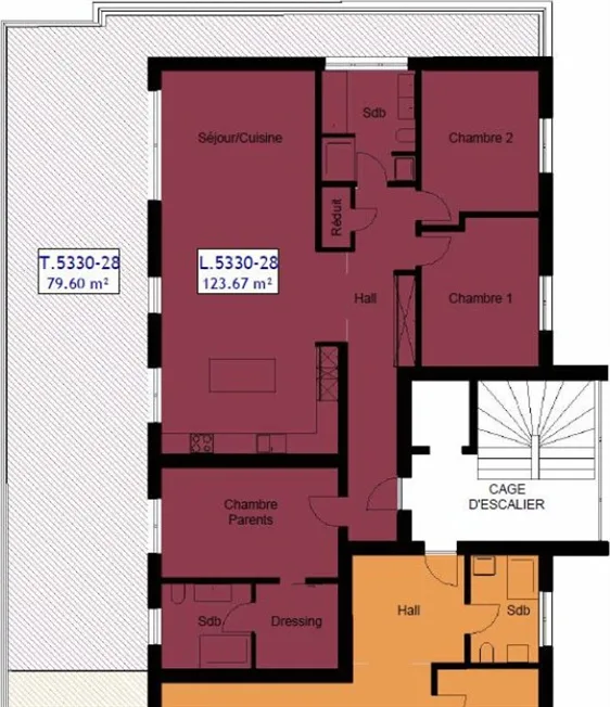 4.5 Zimmer Attikawohnung in Delémont – Foto 6 von 6