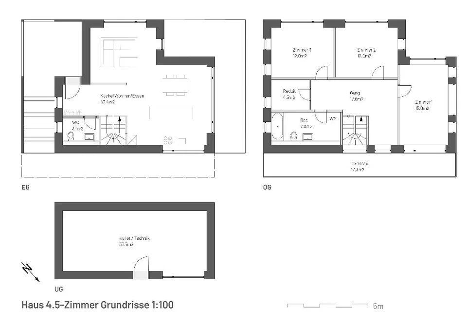 4.5 Zimmer Einfamilienhaus in Roggenburg – foto 3 di 3