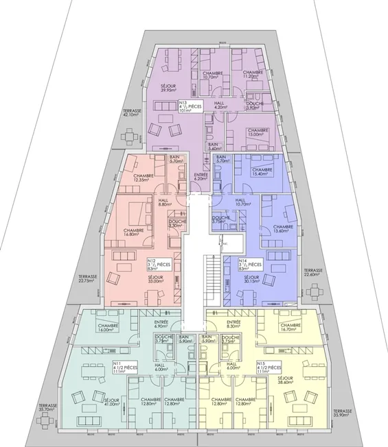 4.5 Zimmer Wohnung in Rossemaison – foto 15 di 15