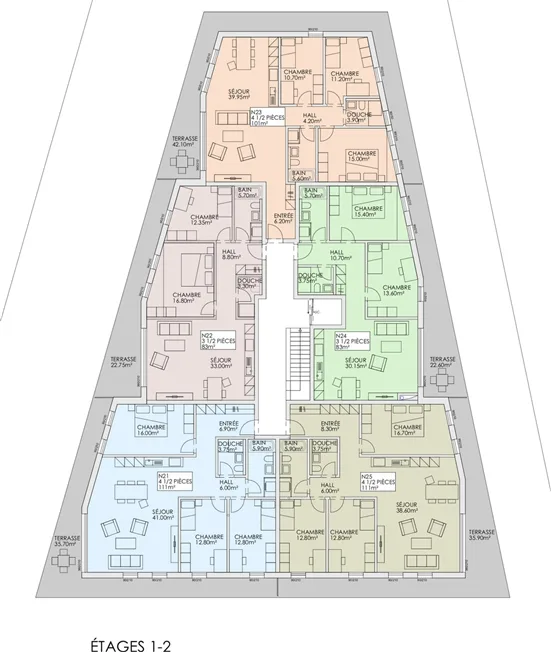 4.5 Zimmer Wohnung in Rossemaison – Foto 7 von 7