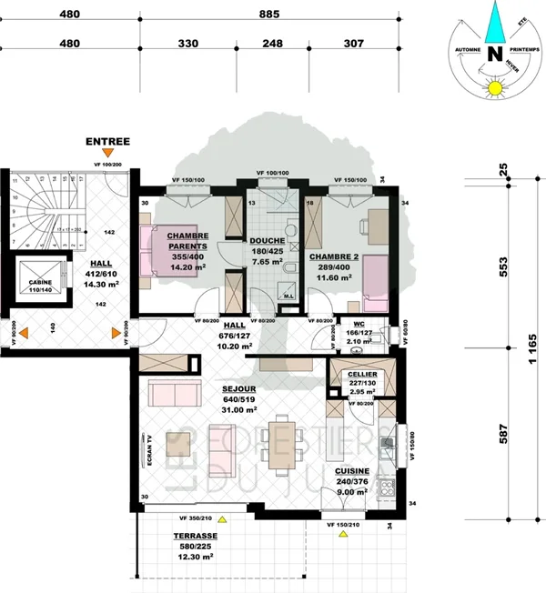 3.5 Zimmer Wohnung in Boécourt – photo 11 sur 11