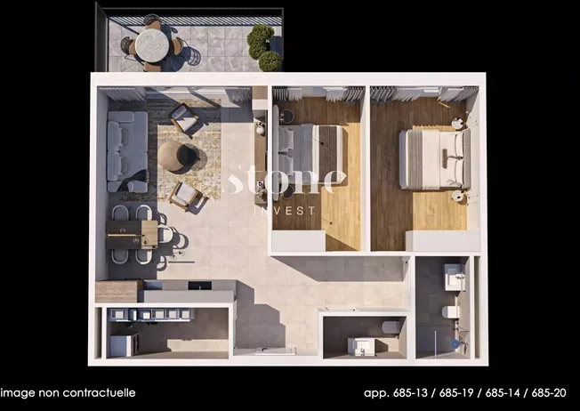 3.5 Zimmer Wohnung in Porrentruy – foto 9 di 10