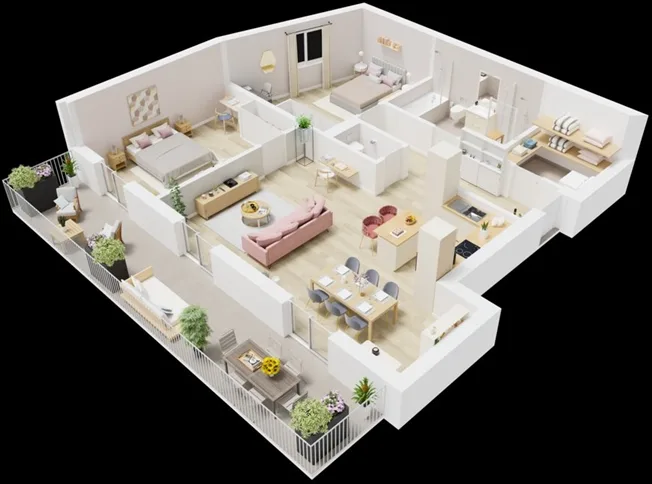 4 Zimmer Wohnung in Alle – Foto 9 von 9