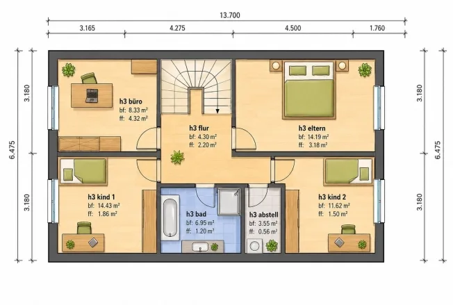 5.5 Zimmer Reihenfamilienhaus, 3429 Höchstetten