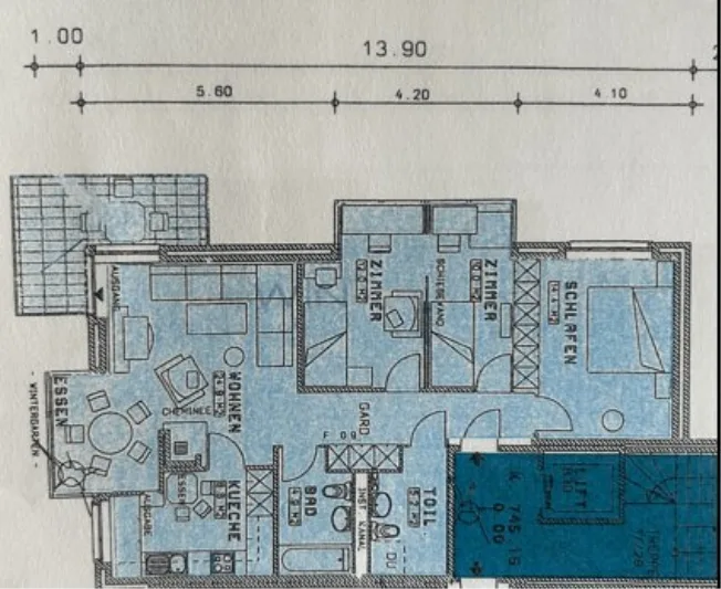 4.5 Zimmer Wohnung, 3507 Biglen