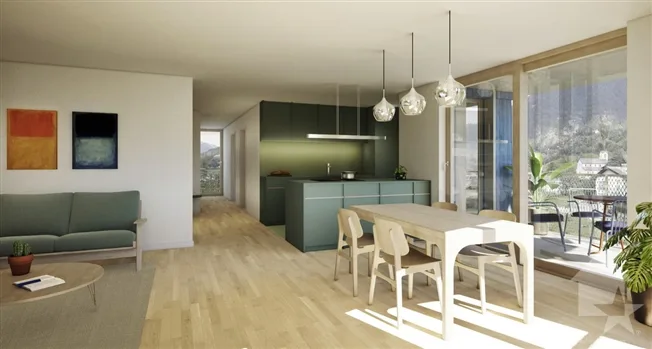 4.5 Zimmer Wohnung in Ried-Brig – foto 2 di 3