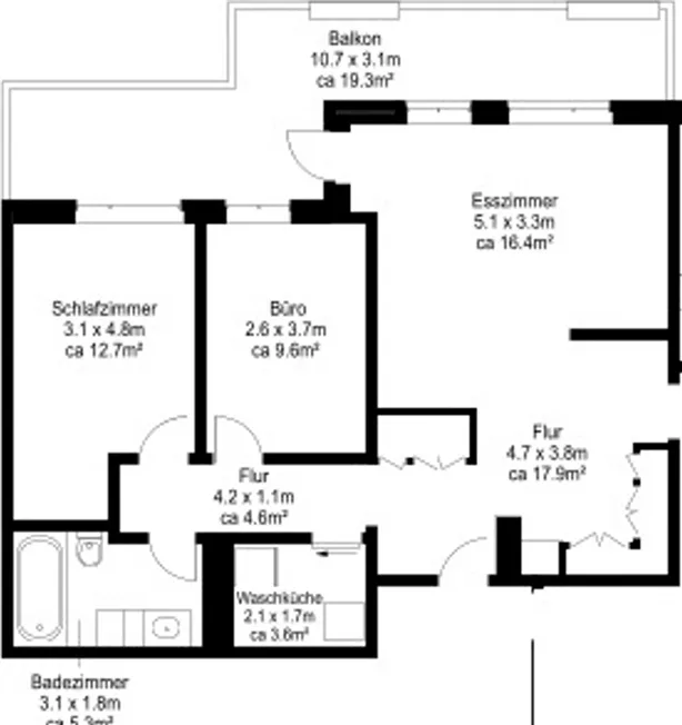 3.5 Zimmer Wohnung in Ried-Brig – Foto 10 von 12