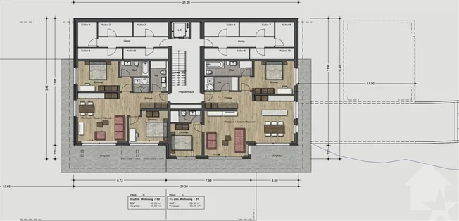 3.5 Zimmer Wohnung in Stalden VS – Foto 11 von 12