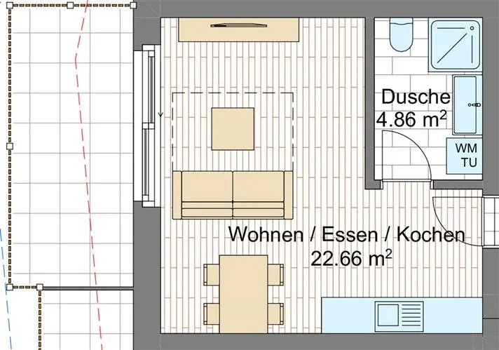 1.5 Zimmer Wohnung in Grächen – photo 2 of 2