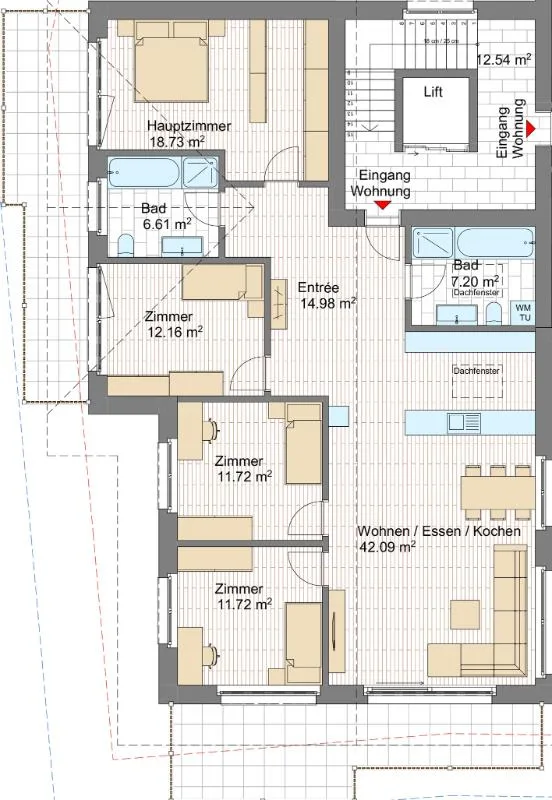 5.5 Zimmer Dachwohnung in Grächen – photo 2 of 6