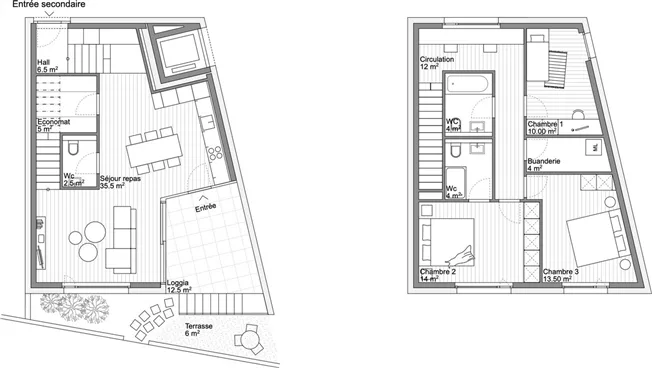 4.5 Zimmer Einfamilienhaus in Sierre – Foto 5 von 9