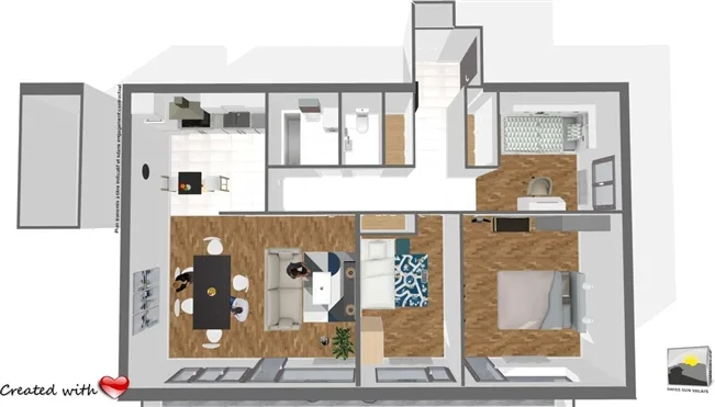 4.5 Zimmer Wohnung in Sierre – Foto 19 von 20