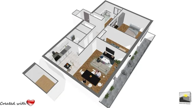 4.5 Zimmer Wohnung in Sierre – Foto 17 von 20