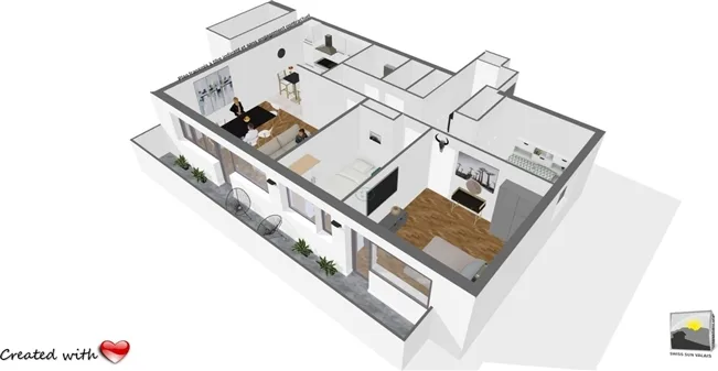 4.5 Zimmer Wohnung in Sierre – Foto 14 von 20