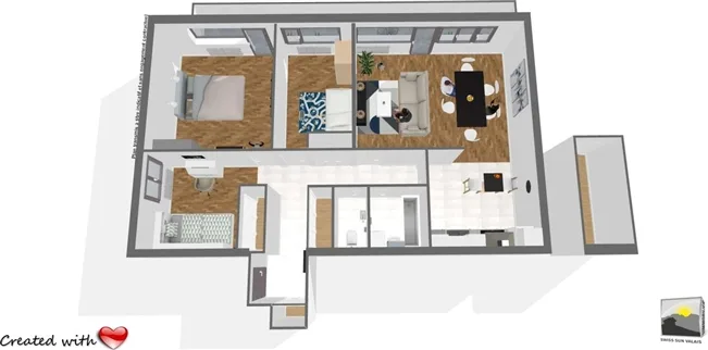 4.5 Zimmer Wohnung in Sierre – Foto 15 von 20
