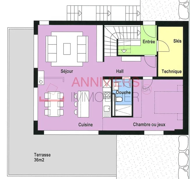 7 Zimmer Chalet in Vissoie – Foto 3 von 6